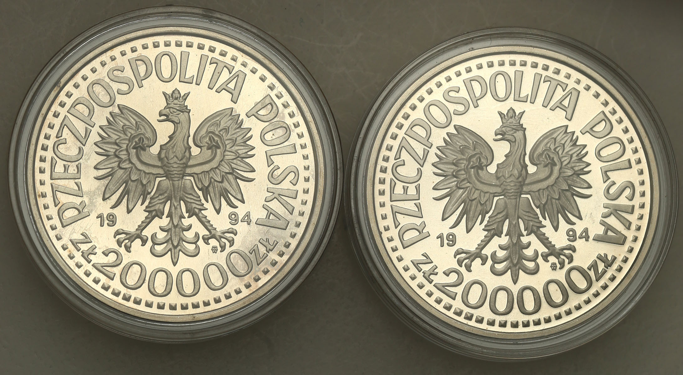 III RP. 200.000 złotych 1994 Zygmunt Stary, popiersie i półpostać
